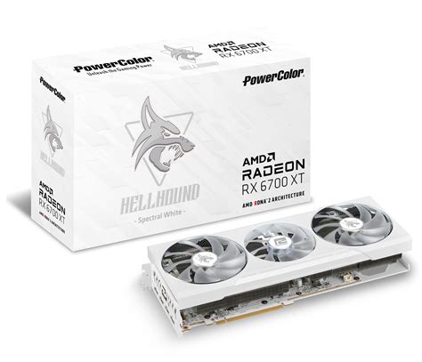 Buy Powercolor Hellhound Spectral White Amd Radeon Rx 6700 Xt Gaming