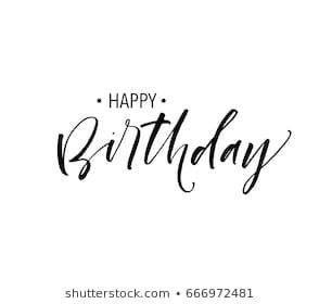 Download happy birthday words isolated on white background. Happy Birthday Calligraphy For Madam