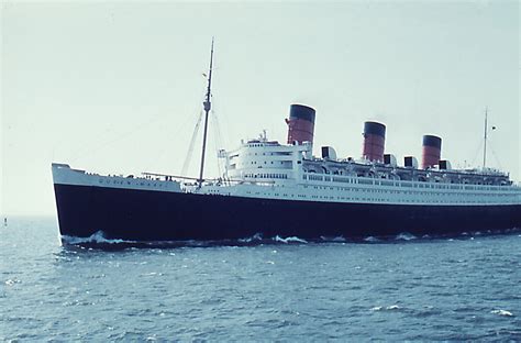 Rms Queen Mary End Transatlantic Crossing 1967 Queen Mary Queen