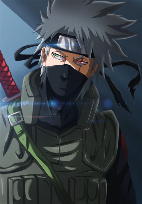 Kakashi gave one of his eye smiles and said rest up naruto, you did great. Hatake Kakashi - NARUTO - Image #2545498 - Zerochan Anime ...