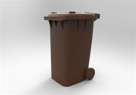 3d Printable Model Trash Can Cgtrader