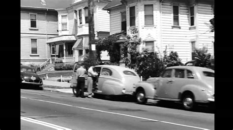 A Drive Through Bunker Hill And Downtown Los Angeles Ca 1940s Youtube