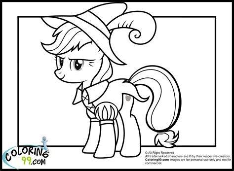 There are many characters you can find in the following my little pony coloring pages, such as rarity, applejack, rainbow dash, celestia, princess cadance, and many others. My Little Pony Applejack Coloring Pages | Minister Coloring