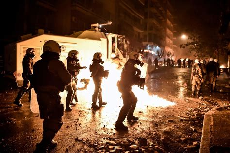 Riots Flare In Athens On The 10th Anniversary Of A Police Killing The New York Times
