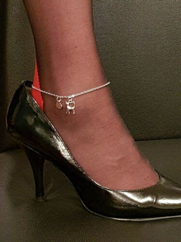 Sexy Love PUSSY Anklet Ankle Chain Jewellery Swinger Hotwife Cuckold
