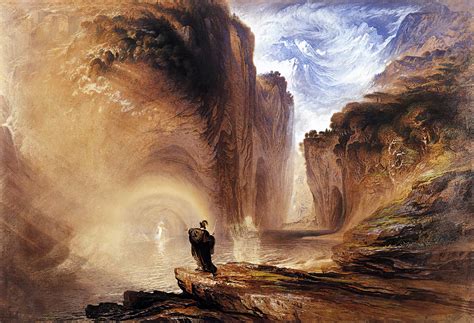 Sfondi : John Martin, arte classica, la pittura, classical art, Manfred