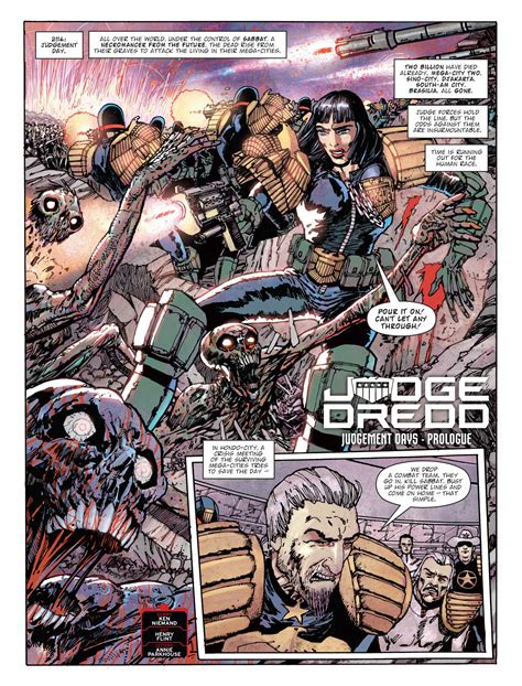 The Day Of Judgement Is Upon Us The Epic 2000 Ad Undead Crossover Event Out Now 2000 Ad