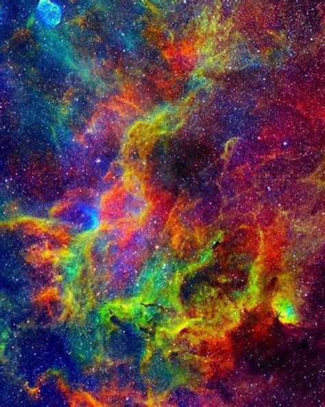 The Beautiful Tulip Nebula Is One Of The Most Vibrant Rainbow Nebulas