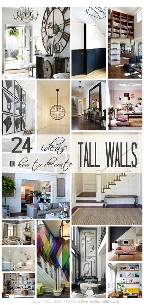 Decor & diy· decorating ideas· how to decorate. Remodelaholic | 24 Ideas on How to Decorate Tall Walls