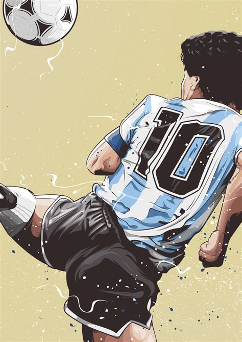 10+ Maradona Dibujo