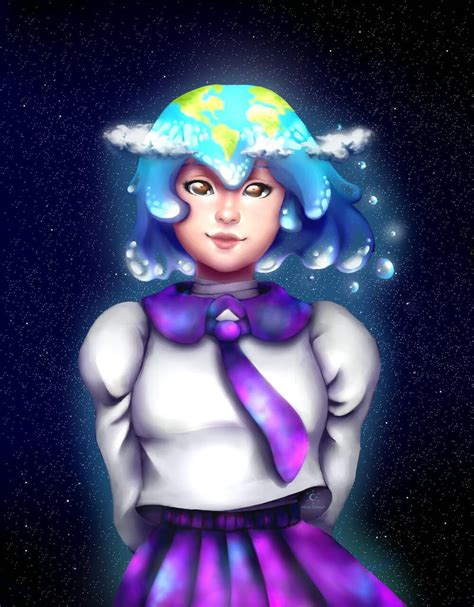 Earth Chan By Milygreenephie On Deviantart