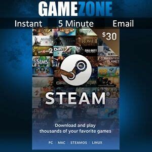 Check spelling or type a new query. $30 Steam Gift Card - 30 USD US Dollar Prepaid Steam Wallet Game Card Code - USA | eBay