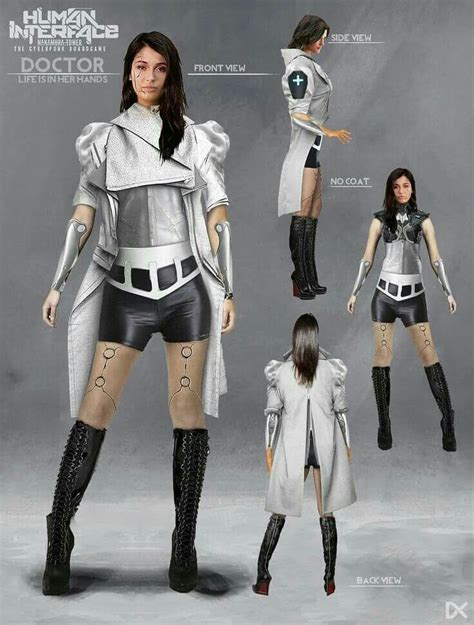 Sci Fi Fashion Concept Art Characters Cyberpunk Character