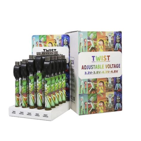 Rick And Morty Vape Pen Battery Charger Kit For Cartridges