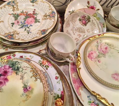 Ebay Fine China Dinnerware And Vintage Antique 20 Mismatched Fine China