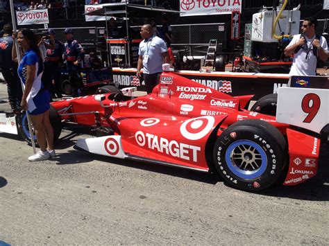 Scott Dixons Car At The Long Beach Grand Prix 2013 Indycar Indy