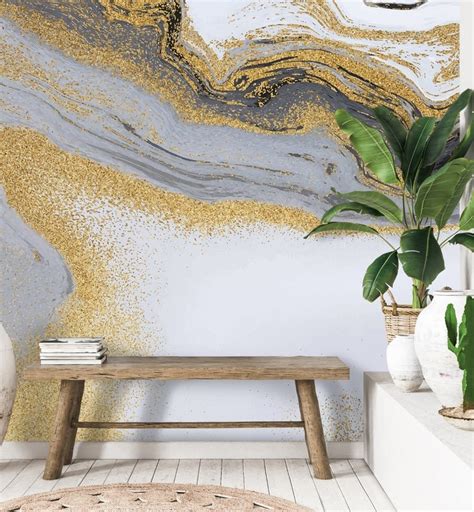 Gold Marble Wallpaper Evershine Wall