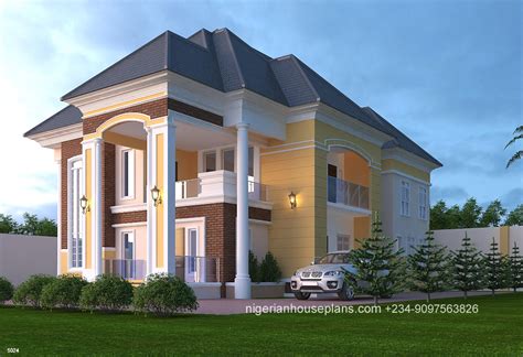 5 Bedroom Duplex Ref 5024 Nigerian House Plans