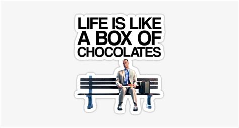 Used to explain how life is uncertain, it is seen at the beginning of the movie, and makes an appearance in the sequel to the novel. Life Is Like A Box Of Chocolates Forrest - Forrest Gump Chocolate Quote PNG Image | Transparent ...