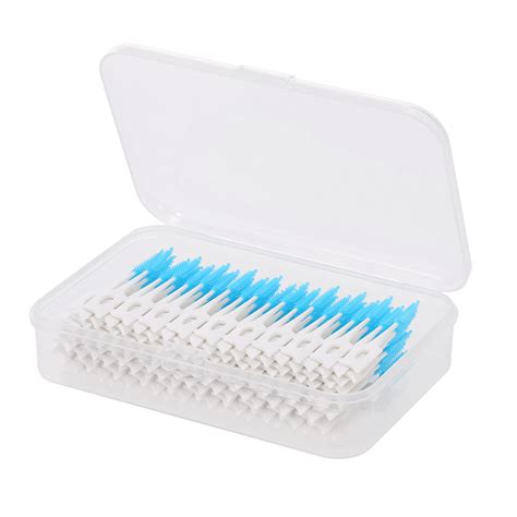 160pcs Double Ended Toothpick Soft Silicone Tooth Picks Floss
