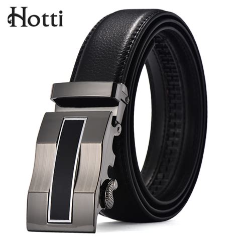 Hotti Brand 2017 Belt Man Top Quality Genuine Leather Belts For Men