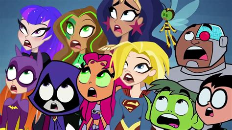 Superhero Feud DC Superhero Girls Titans Work Together YouTube