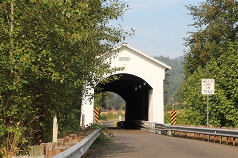 Covered Bridges Located In The Cottage Grove Area Near Eugene Oregon