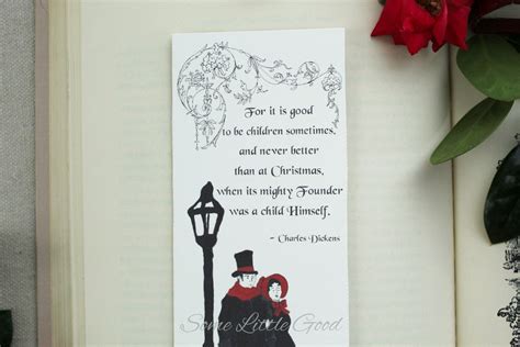 A Christmas Carol Bookmarks Ebenezer Scrooge Book Mark Bob Etsy