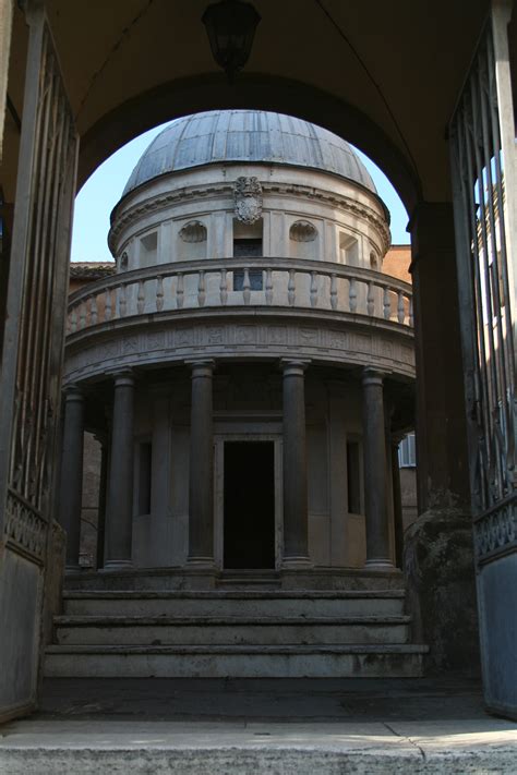 San Pietro In Montorio Il Tempietto Del Bramante