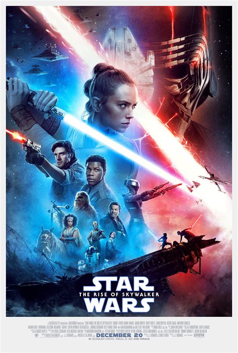 Star Wars The Rise Of Skywalker Poster Features Light And Dark Side