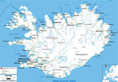 Maps Of Iceland Map Library Maps Of The World