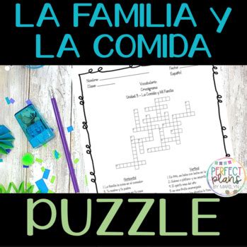 Create your own free activity from our activity creator. La Familia y La Comida Spanish Activity | Spanish ...