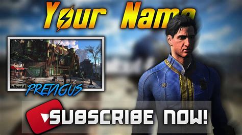Free To Use Fallout 4 Outro Template Youtube