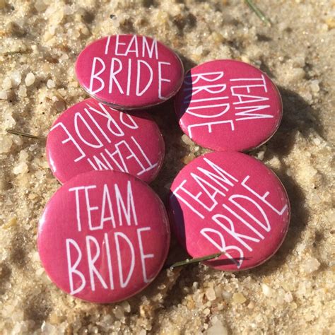 Bachelorette Pin Bachelorette Button Team Bride Team Bride Etsy