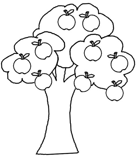 Pin the clipart you like. Library of apple tree image library outline png files ...