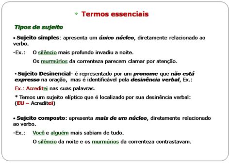 Sintaxe Dos Termos Da Oração