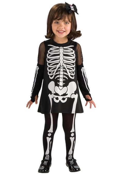 Scary Skeleton Toddler Girls Costume Kids Skeleton Costumes