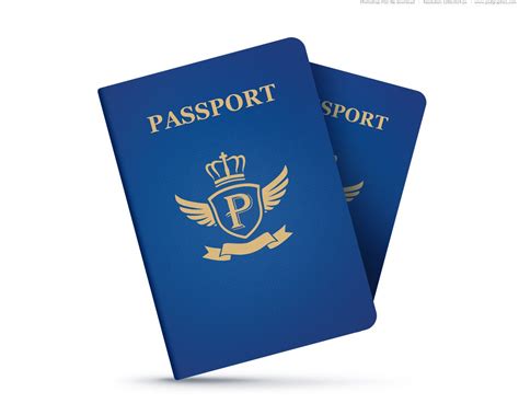Universal Blue Passport Psd Template Psdgraphics