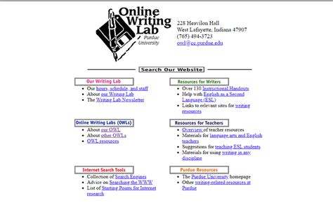 We offer free resources including writing and teaching writing, research, grammar and mechanics, style guides, esl. The Purdue OWL turns 25 - THiNK Magazine - Purdue University College of Liberal Arts