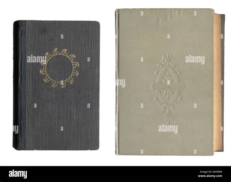 Two Old Book Covers Stock Photo Alamy