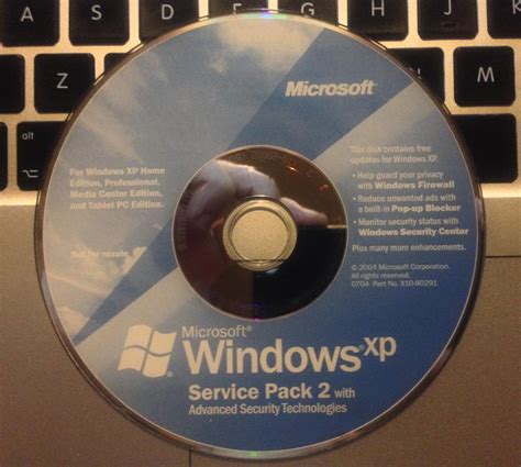 Offer Windows Xp Service Pack 2 Cd X10 80291 Betaarchive