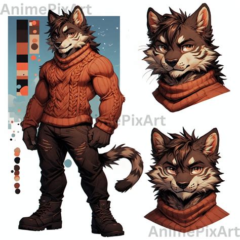 Exclusive 1x Fursona Adopt Limited Edition Varus Furry Adopt Reference