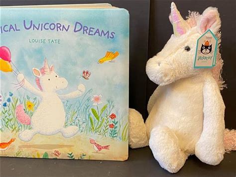 Jellycat Magical Unicorn Dreams Soft Toy And Book