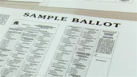 Sample Ballots For Nov 3 General Election Are In The Mail