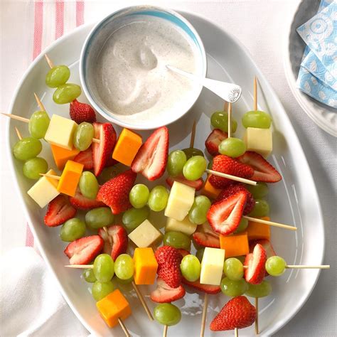 Fruit And Cheese Kabobs Recipe How To Make It
