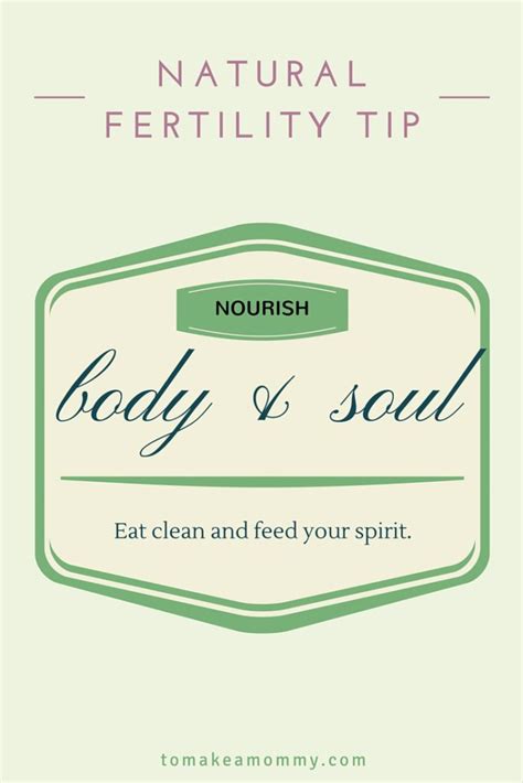 Nourish Your Whole Self To Make A Mommy