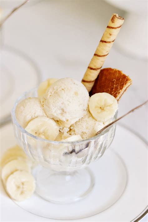 Find recipes for your ice cream maker plus expert tips for getting the most from your machine in our cooked custard bases and cream can get a helping hand by pouring them into a bowl and set it in a once you start making delicious homemade ice cream, your only limitation is your imagination. Jeff's Homemade Banana Ice Cream Recipe - KristyWicks.com
