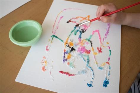 Painting For Kids How To Make A Salt Painting With