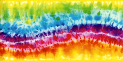 Vibrant Tie Dye Rainbow Wallpaper Border Pre Pasted Etsy