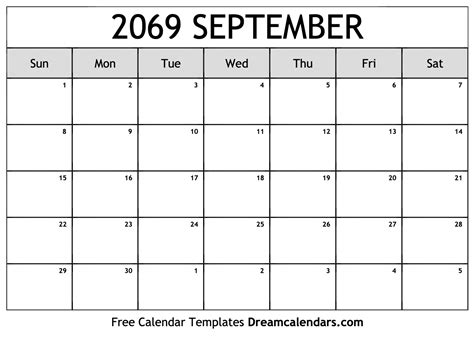 Free Calendar Templates To Help You Dream Big In 2023 Templatelab